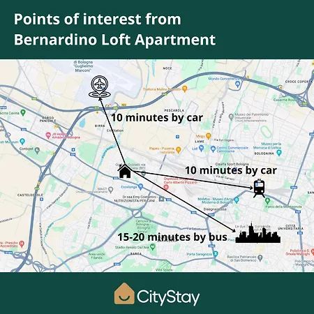 Διαμέρισμα Citystay I Bernardino Loft Μπολόνια